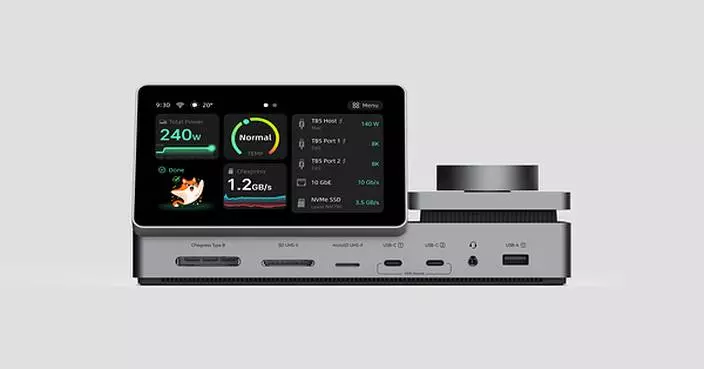Pexar, Powered by Lexar, Launches PexarBolt Ultra TBT5 Dock with a 5-Inch Visual Dashboard