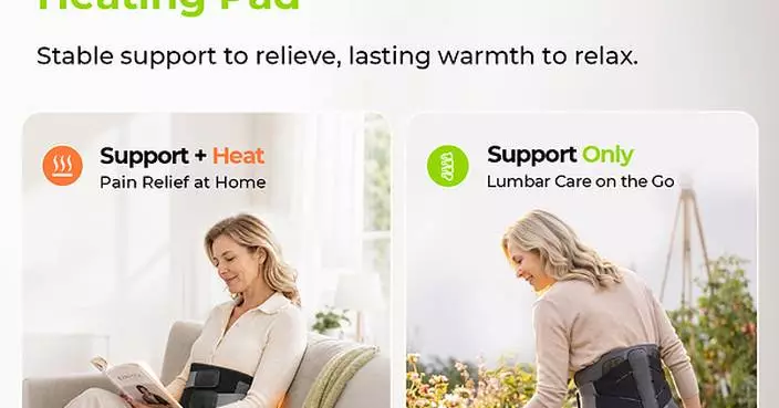 AUVON Launches HT2121: Structured Back Support with Optional Soothing Heat for Everyday Comfort