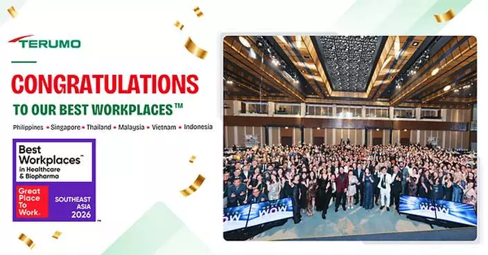 6 countries across Terumo Asia Pacific officially recognized as Best Workplaces™ Certified by Great Place To Work®