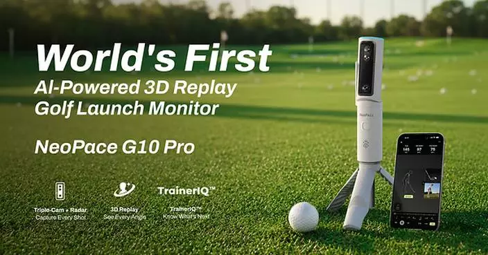 NeoPace G10 Pro: AI-Powered 3D Replay Golf Launch Monitor, Now Crowdfunding on Kickstarter