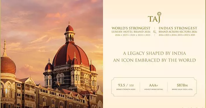 TAJ IS WORLD'S STRONGEST LUXURY HOTEL BRAND 2026