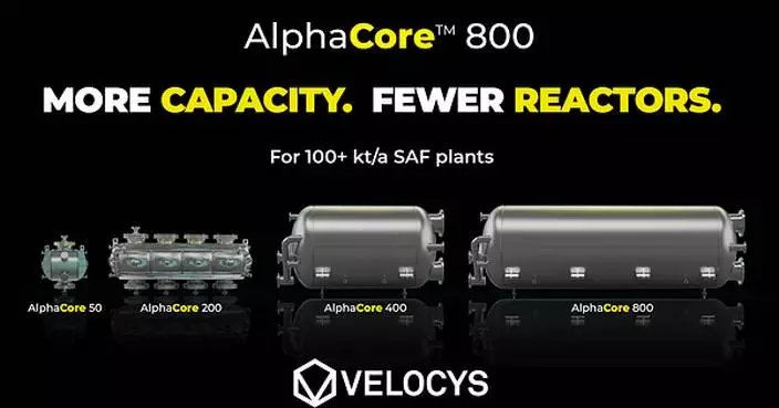 Velocys expands Fischer-Tropsch reactor roadmap with AlphaCore 800 for larger-scale SAF and e-fuels projects