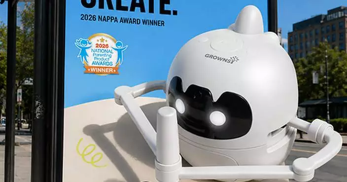 GROWNSY's Screen-Free Smart Drawing Robot Wins 2026 NAPPA Award