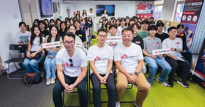 70 Hong Kong Medical and Nursing Students Explore Children's Healthcare in Conflict at MSF Taster Day