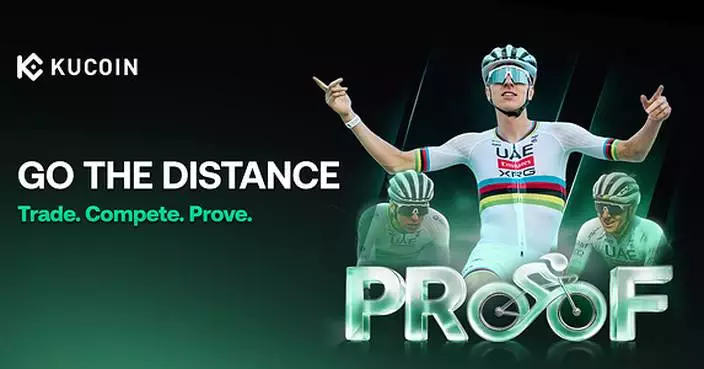 KuCoin PROOF Returns With "Go The Distance," Featuring Tadej Pogačar-Inspired Prizes and Over 800,000 USDT in Rewards