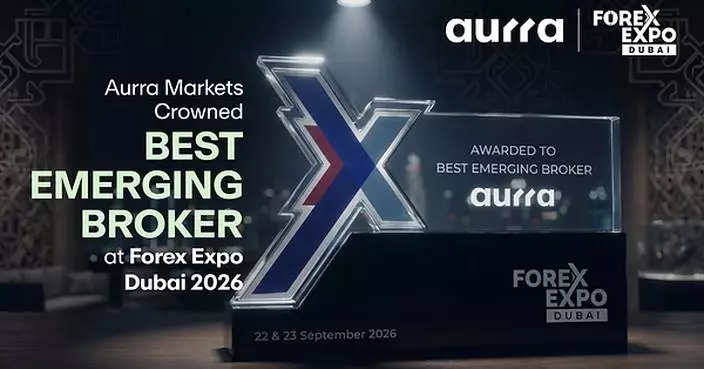 Aurra Markets Crowned 'Best Emerging Broker' at Forex Expo Dubai 2026