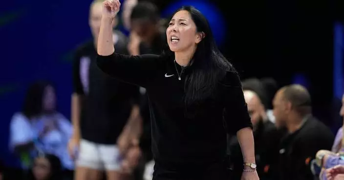 Natalie Nakase ready to coach Valkyries in WNBA semifinals after going down to floor in scary moment