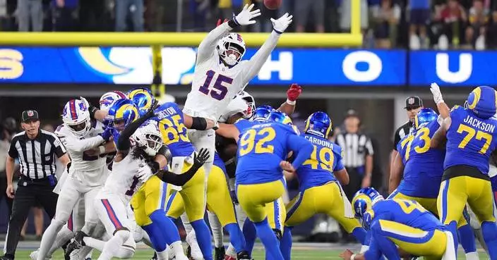 Rams cut K Harrison Mevis after 2 misses vs Bills, sign ex-Saints K Blake Grupe, AP source says