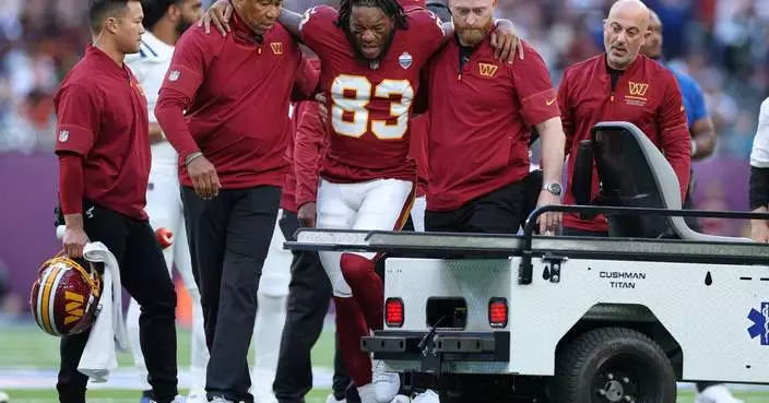 Commanders receiver Jaylin Lane has a fractured and dislocated left ankle, AP source says