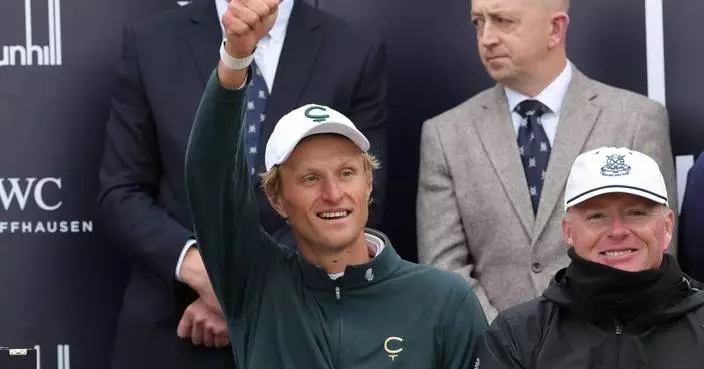 Adrian Meronk of LIV Golf rallies to win Dunhill Links and secure European tour membership