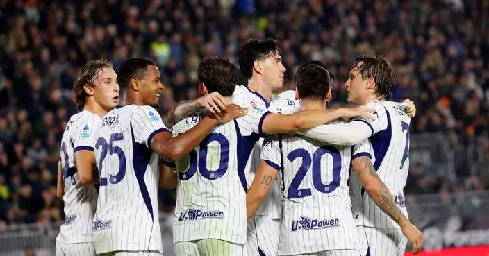 Late own goals help Inter Milan beat Venezia 2-0 in Serie A while AC Milan loses 4-2