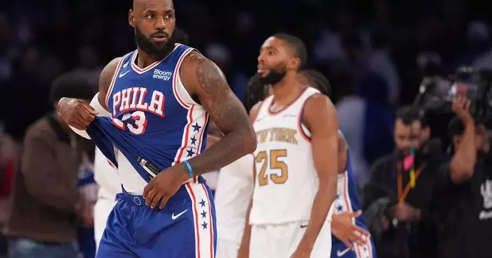Trump blasts 76ers' star LeBron James as 'disgrace' for not standing still during national anthem