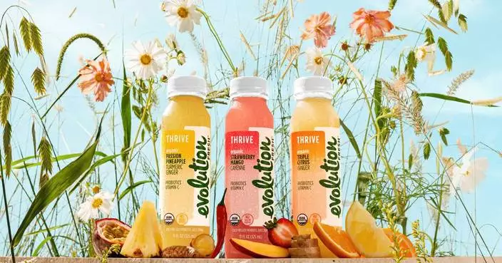 Evolution Fresh Launches Thrive, a New Line of Light and Refreshing Functional Juices