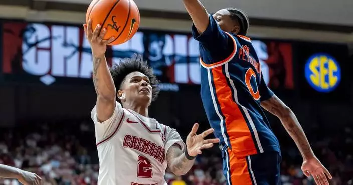 Alabama guard Aden Holloway begins 5-game suspension following drug arrest