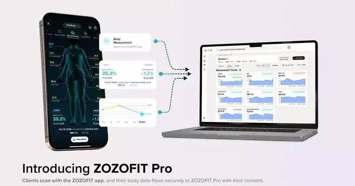 ZOZOFIT Launches ZOZOFIT Pro, a 3D Body Data Dashboard for Gyms, Studios and Clinics