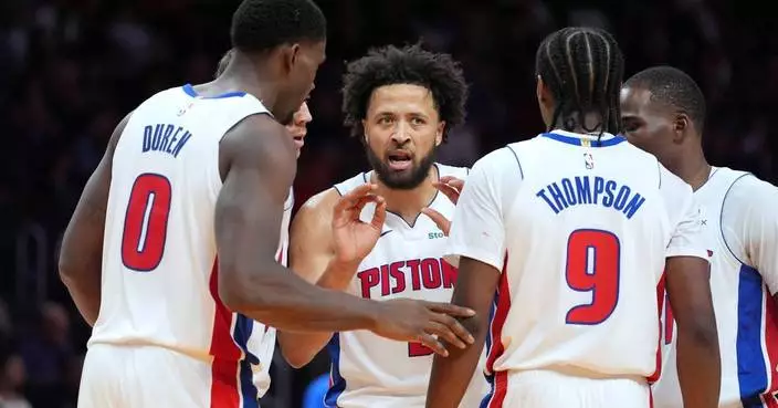 Pistons roll past Heat 128-111, adding to Miami's season-opening woes on defensive end