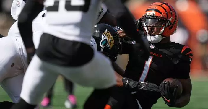 Star receiver Ja'Marr Chase suffers a concussion in Bengals' loss to Jaguars