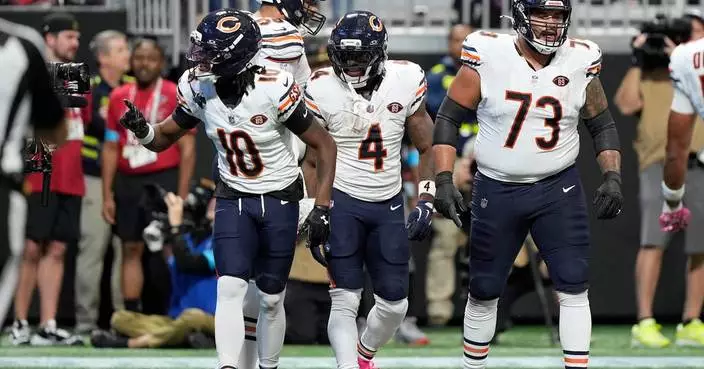 Bears RG Jonah Jackson moving in a positive direction as he tries to play Thursday against Pats
