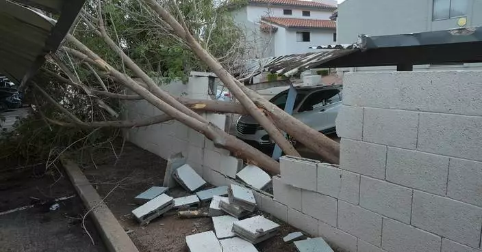 Violent Arizona storms bring possible tornado, toppled trees and golf ball-size hail
