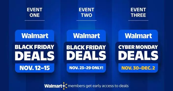 Walmart Unwraps Three Major Holiday Shopping Events, Bringing Big Savings on Gifts and Seasonal Favorites