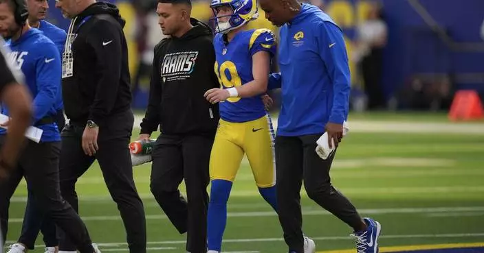 Rams kicker Blake Grupe injures knee vs. Cardinals in first game with new team