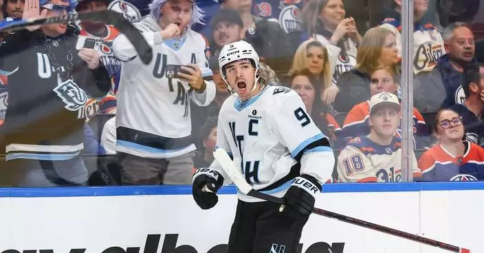 Utah Mammoth beat the Oilers 4-2 as Clayton Keller scores twice