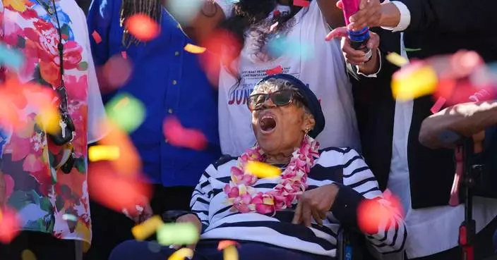 Opal Lee, 'grandmother of Juneteenth,' spends 100th birthday at the center of celebrations in Texas