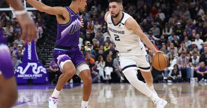 Grizzlies outlast Jazz for second win in four games over Utah