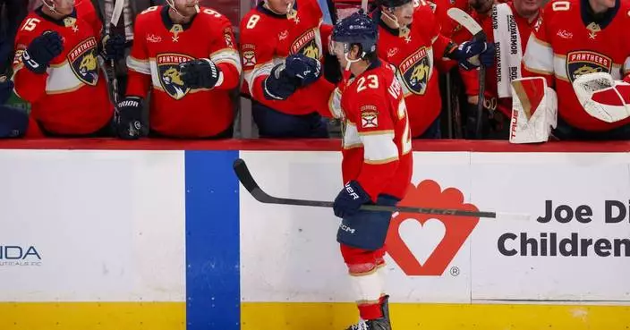 Verhaeghe, Bennett each get hat tricks, Panthers roll past Kraken 8-3