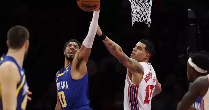 Haliburton has 24 points and 10 assists as the Pacers beat the winless Nets 136-109