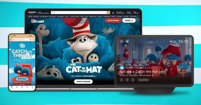 Warner Bros. Pictures Animation and Amazon Ads Invite Audiences to Play Inside the World of The Cat in the Hat Ahead of Film's Premiere