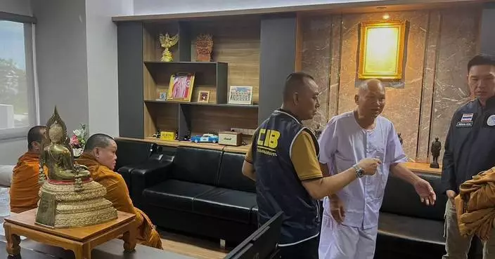 A former Buddhist monk who founded a Thai AIDS hospice has been convicted of embezzlement