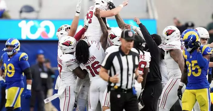 Cardinals beat Rams 18-16 on Chad Ryland's 6th field goal as time expires