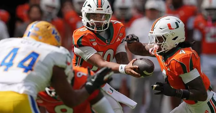 No. 1 Miami's trip to North Carolina headlines ACC slate and Virginia visits No. 14 Wake Forest