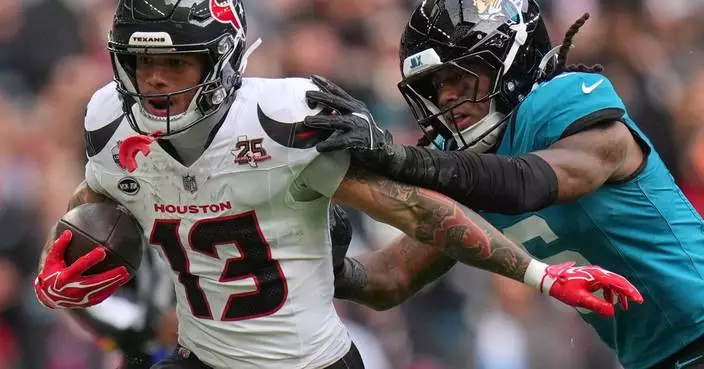 Fairbairn's last-second 49-yard FG gives Texans 34-31 win over Jaguars at Wembley Stadium