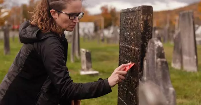 A Vermont woman scrubs grime from gravestones and researches who is buried there