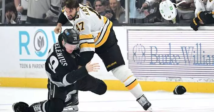 Bruins beat the Kings 4-1 for their 5th straight victory