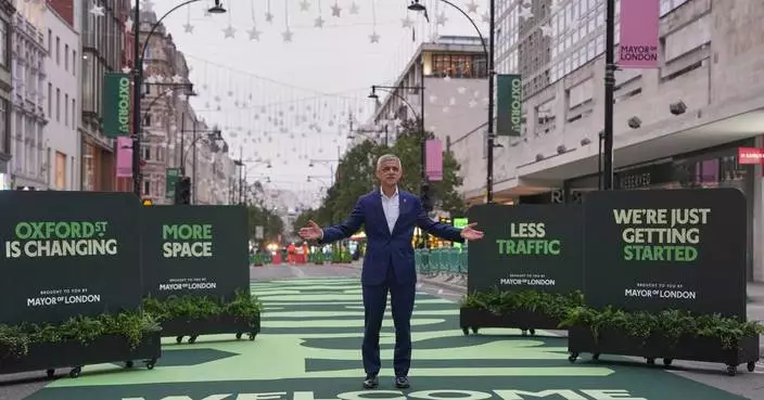 London’s Oxford Street bans traffic as city tries to revitalize a once-grand shopping district