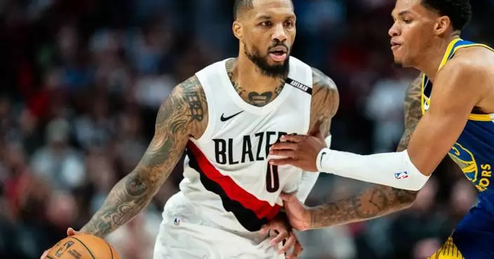 Damian Lillard is back on the court for the Trail Blazers with something to prove