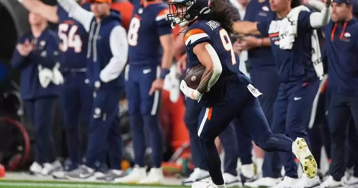 Broncos safety Talanoa Hufanga’s ball-machine grind pays off with pair of picks in win over Rams