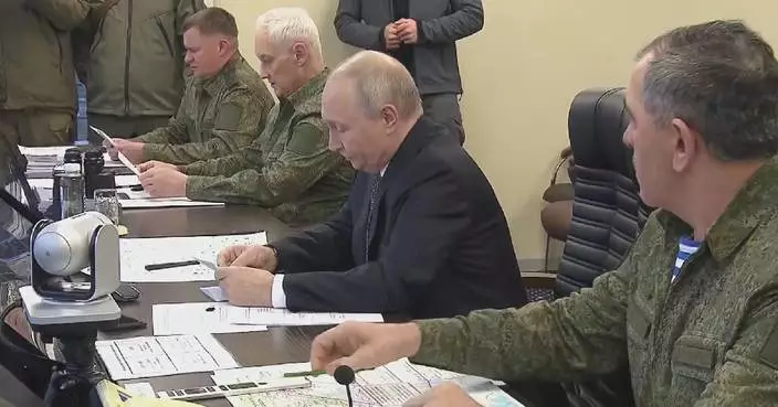 Russian President Putin inspects Center-2026 military drills