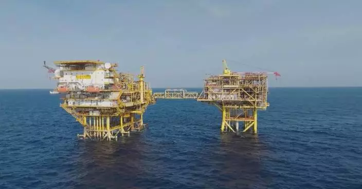 China completes main structure of first offshore CO2 injection platform