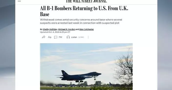 U.S. removes all B-1 bombers from British base over security concerns: report