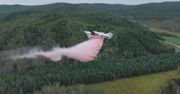 China's AG600 large amphibious aircraft completes forest fire prevention duty