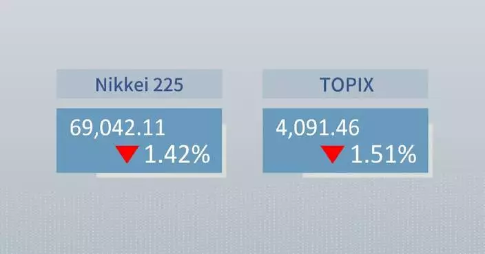 Tokyo stocks end lower on Thursday