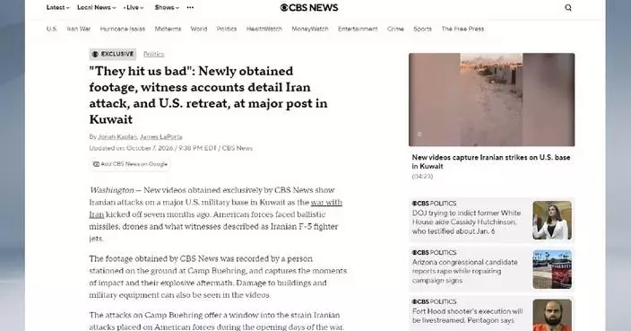 New videos show U.S. military base in Kuwait severely damaged by Iran attack