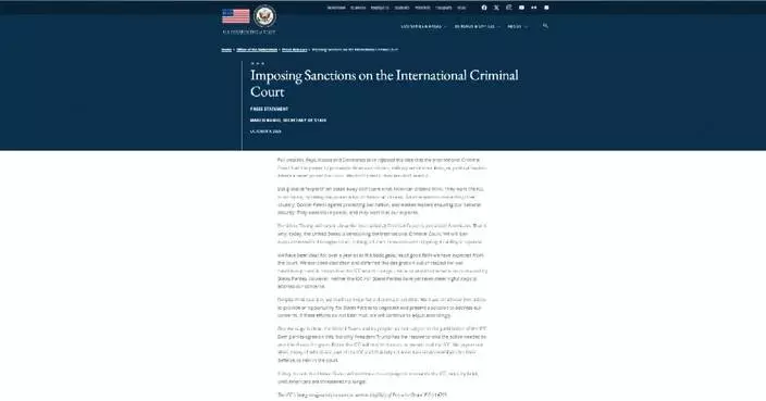U.S. sanctions International Criminal Court
