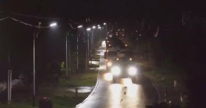 People's Liberation Army Rocket Force unit carries out rapid response night drill