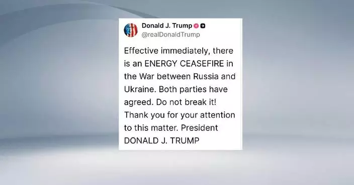 Trump announces Russia-Ukraine "energy ceasefire", Zelensky says unaware of deal