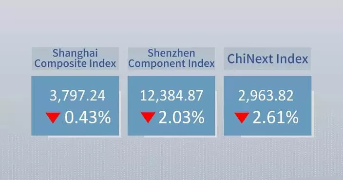 Chinese shares close lower Monday